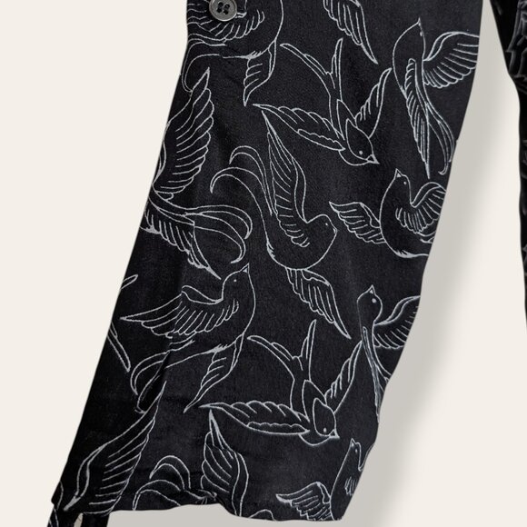 DR2 Bird Outline Tunic Blouse - Picture 4 of 8